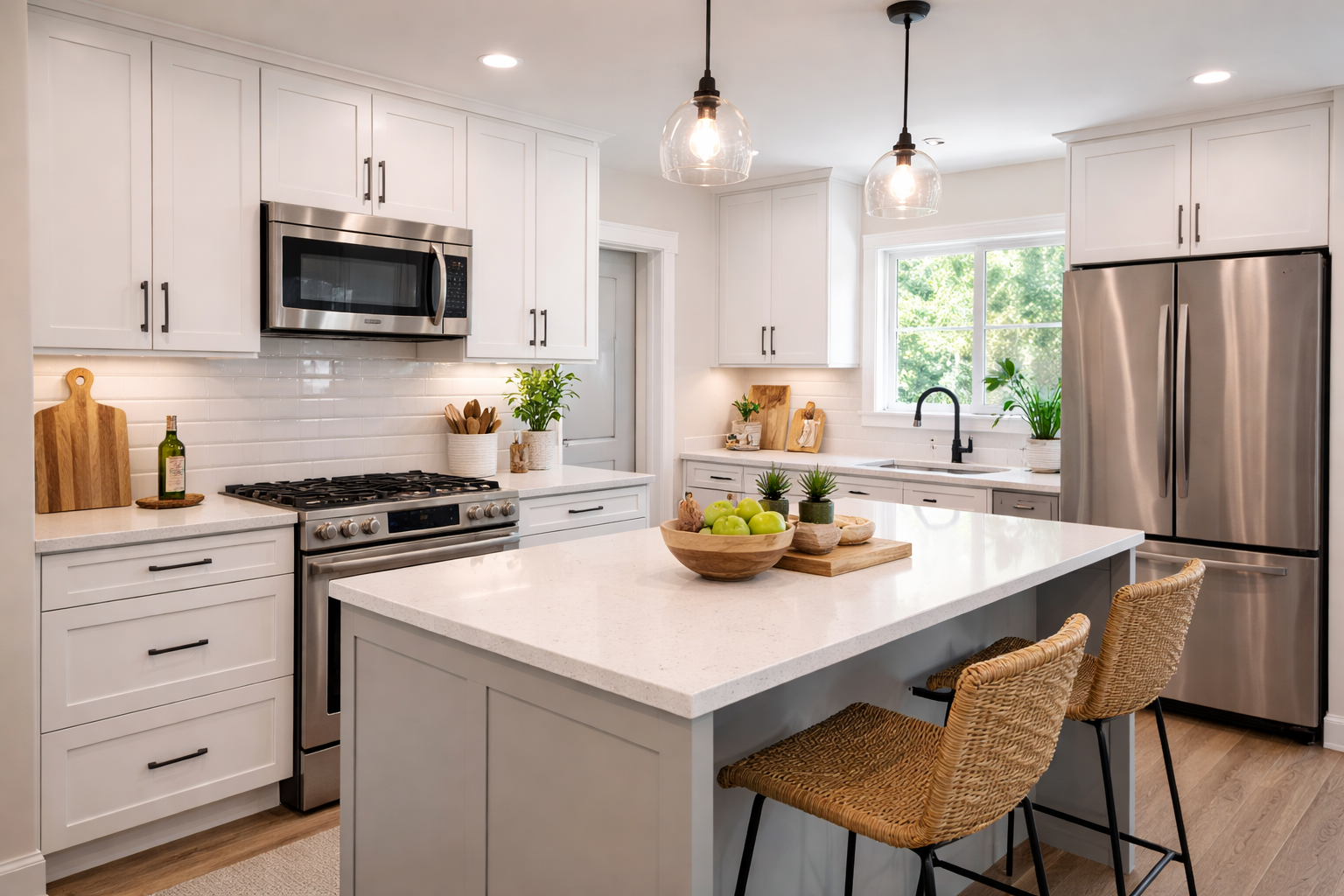 Kitchen renovation completed by Aedex Anima in Austin TX